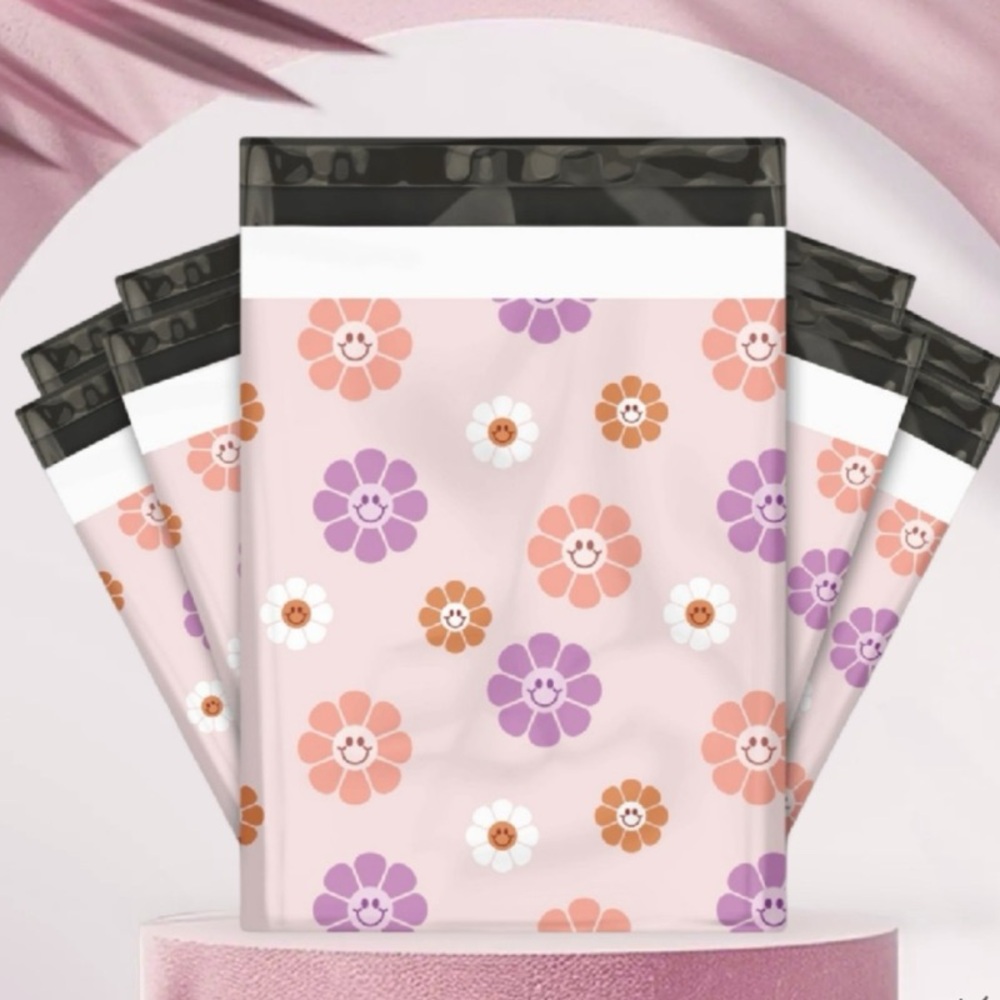🌸20 Groovy Floral Poly Mailers 10 x 13 inch